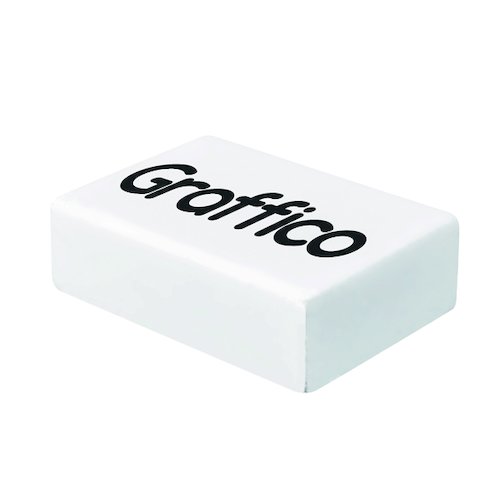 Graffico Plastic Eraser White (45 Pack) EN05992 (EN05992)