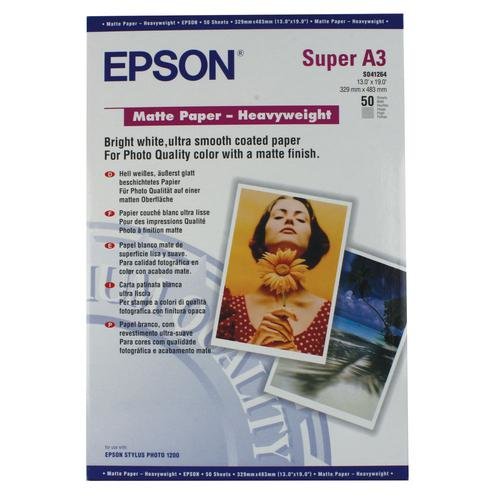 Epson A3 Plus Matte Heavyweight Paper 50 (EPS041264)