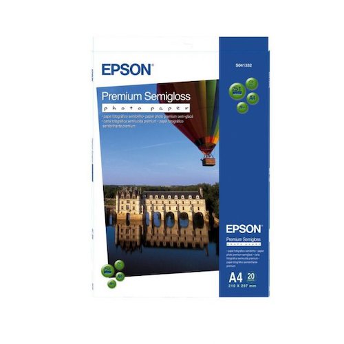 Epson A4 Semi Gloss Photo 20 Sheets   C13S041332 (EPS041332)