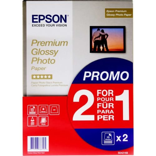 Epson A4 Glossy Photo Paper 2 x 15 Sheets   C13S042169 (EPS042169)