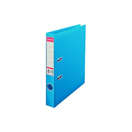 Esselte 50mm Lever Arch File Polypropylene A4 Blue (10 Pack) 48075 (ES80755)