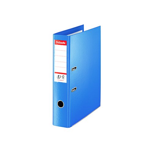 Esselte 75mm Lever Arch File Polypropylene Foolscap  Blue (10 Pack) 48085 (ES80854)