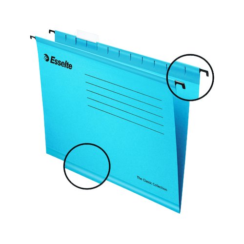 Esselte Classic A4 Blue Suspension File (25 Pack) 90311 (ES90311)