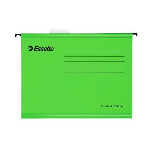 Esselte Classic A4 Green Suspension File (25 Pack) 90318 (ES90318)