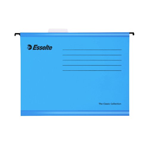 Esselte Classic Foolscap Blue Suspension File (25 Pack) 90334 (ES90334)