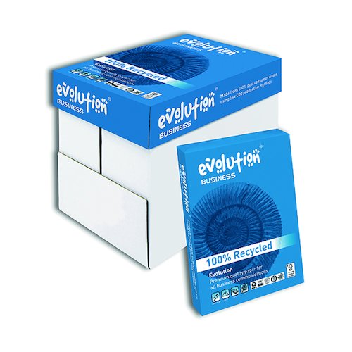 Evolution White A4 Business Recycled Paper 80gsm (2500 Pack) EVBU2180 (EVO00078)