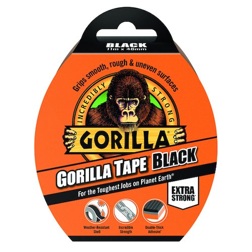 Gorilla Tape 48mm x 11m Black 3044001 (GG00016)