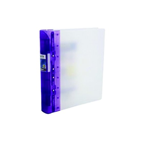 Guildhall GLX Ergogrip Ring Binder Frosted A4 Lilac (2 Pack) 4544 (GH04544)