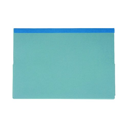 Exacompta Guildhall Reinforced Legal Double Pocket Wallet Blue (25 Pack) 218 BLU (GH10076)