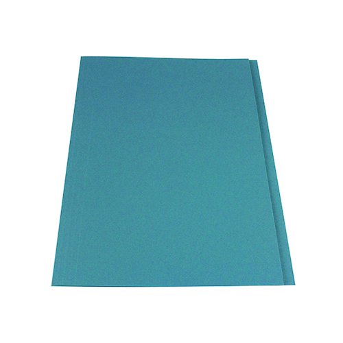 Exacompta Guildhall Square Cut Folder 315gsm Foolscap Blue (100 Pack) FS315 BLUZ (GH14093)