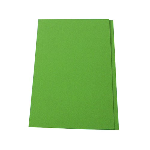 Exacompta Guildhall Square Cut Folder 315gsm Foolscap Green (100 Pack) FS315 GRNZ (GH14095)