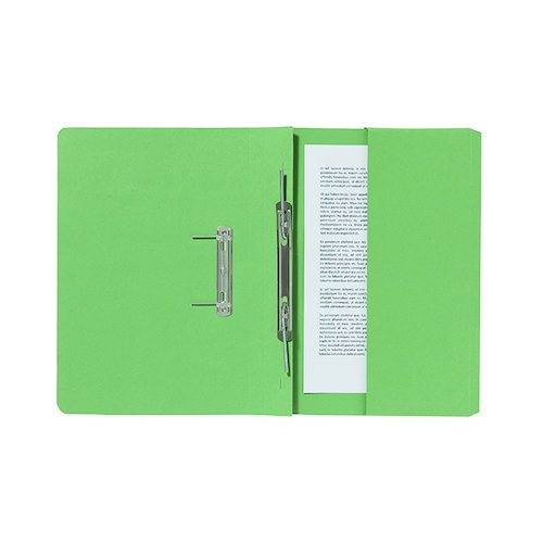 Exacompta Guildhall Pocket Spiral File 285gsm Green (25 Pack) 347 GRNZ (GH14204)