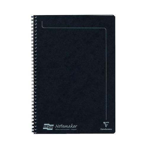 Clairefontaine Europa Notemakers Notebook A4 Black (10 Pack) 4862 (GH14862)