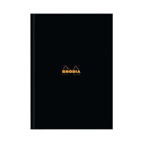 Rhodia Business Book A4 Casebound Hardback 192 Pages Black (3 Pack) 119230C (GH15278)