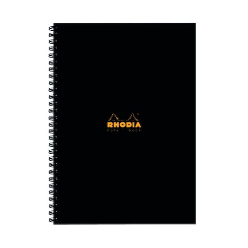Rhodia Business Book A4 Wirebound Hardback 160 Pages Black (3 Pack) 119232C (GH15280)