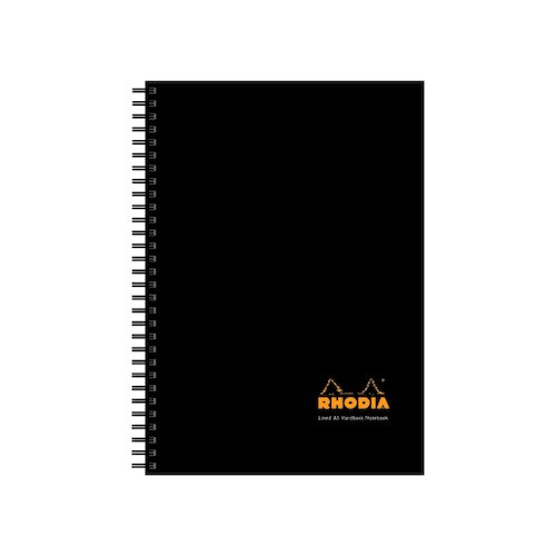 Rhodia Black A5 Wirebound Business Book (3 Pack) 119233C (GH15281)