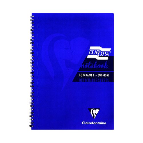 Clairefontaine Europa Notebook 180 Pages A5 Purple (5 Pack) 5813Z (GH15576)