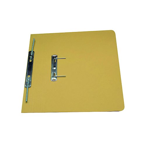 Exacompta Guildhall Transfer Spiral File 315gsm Foolscap Yellow (50 Pack) 348 YLW (GH22135)