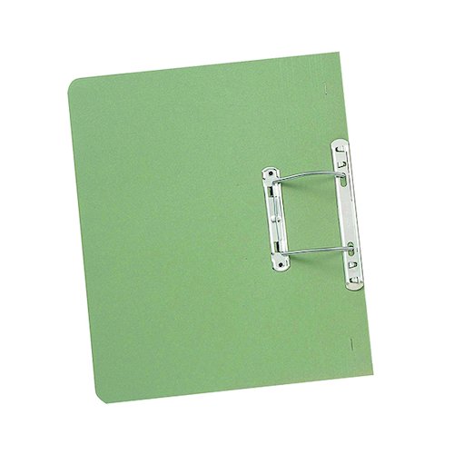 Exacompta Guildhall Heavyweight Transfer Spiral File 420gsm Foolscap Green (25 Pack) 211/7002 (GH23042)