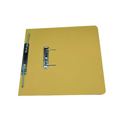 Guildhall Heavyweight Transfer Spiral File 420gsm Foolscap Yellow (25 Pack) 211/7003 (GH23043)