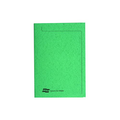 Europa Square Cut Folder 300 micron Foolscap Green (50 Pack) 4823 (GH4823)