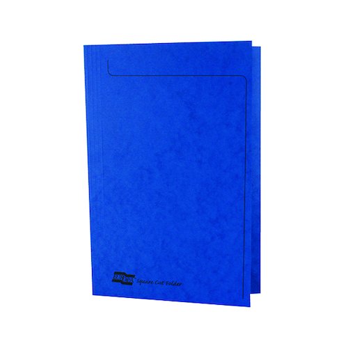 Europa Square Cut Folder 300 micron Foolscap Blue (50 Pack) 4825 (GH4825)