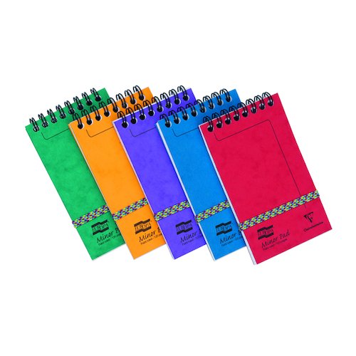 Clairefontaine Europa Minor Notepad 127x76mm Assorted A (20 Pack) 4920 (GH4920)