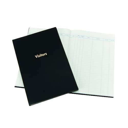 Exacompta Guildhall Company Visitors Book 160 Pages Blue T253 1809 (GHT253)