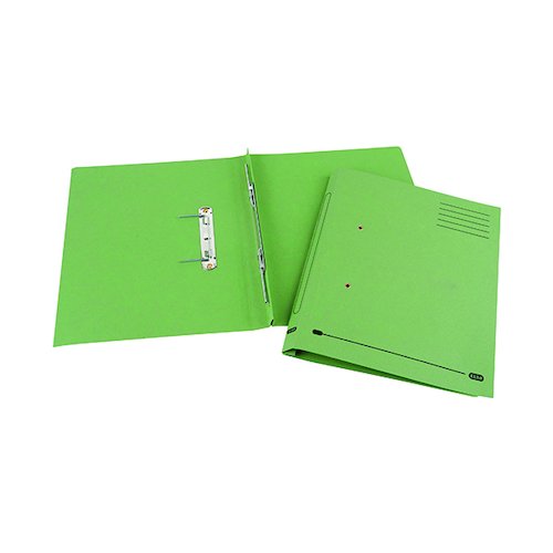 Elba Spirosort Spring Files Foolscap Green (25 Pack) 100090160 (GX30614)