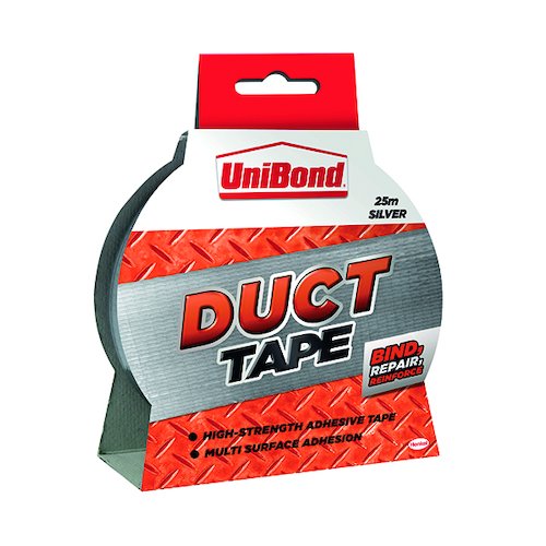 UniBond Silver 50mmx25m Duct Tape 1667753 (HK01767)