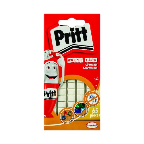 Pritt Sticky Multi Tack Reusable Adhesive 65 Squares (22294HK)