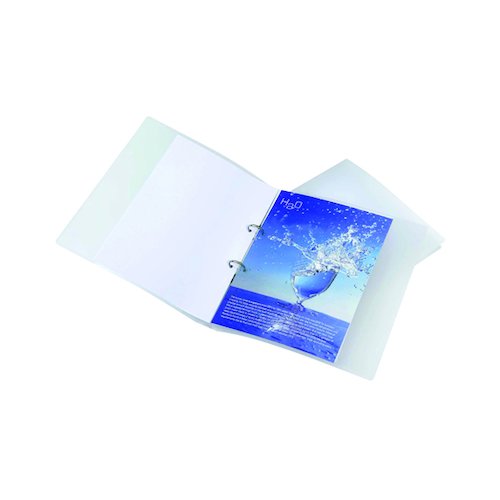Rapesco ECO 25mm 2 Ring Binder A4 Clear (10 Pack) 1045 (HT15193)