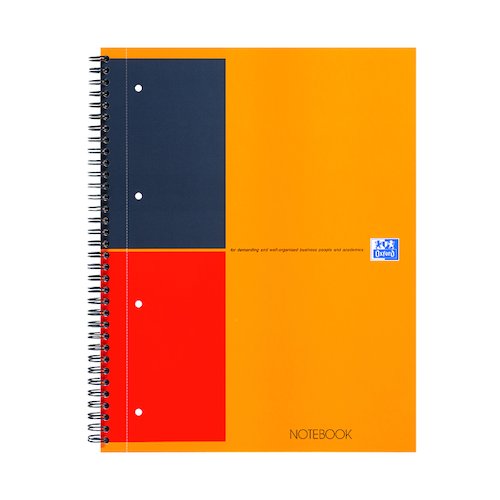 Oxford International A4 Plus Wirebound Hardback Notebook 100104036 (JD01202)