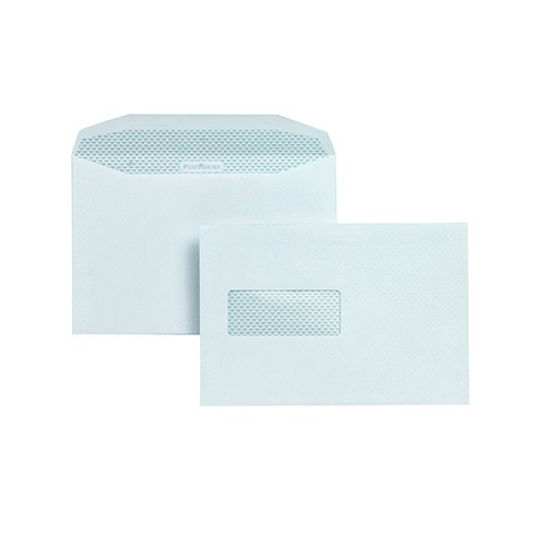 Postmaster Envelope 162x238mm High Window Gummed 90gsm White (500 Pack) A29984 (JDA29984)