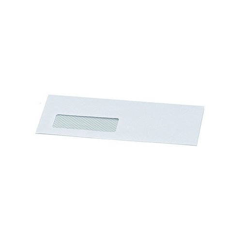 Postmaster DL Envelope 114x235mm Window Gummed 90gsm White (500 Pack) B29153 (JDB29153)