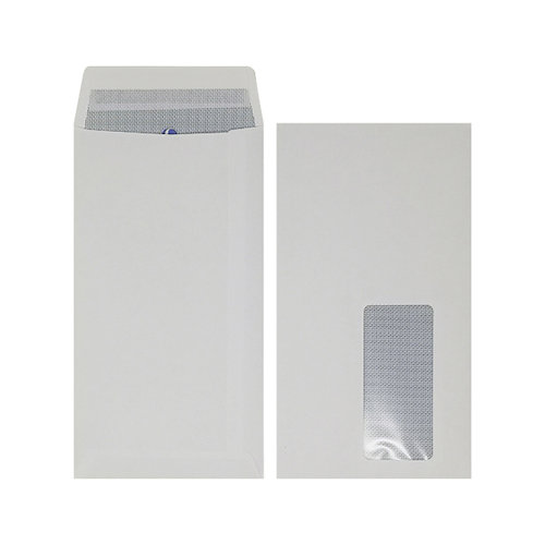 Plus Fabric DL Window Envelope Peel and Seal (500 Pack) J26671 (JDJ10538)