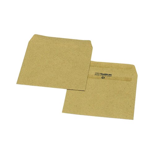 New Guardian Envelope 108x102mm Wage Plain Self Seal 80gsm Manilla (1000 Pack) L20219 (JDL20219)