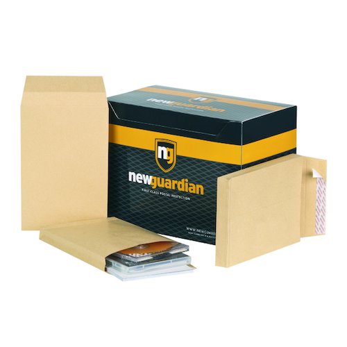 New Guardian Envelope Gusset Peel and Seal 241x165x25mm 130gsm Manilla (100 Pack) L27306 (JDL27306)
