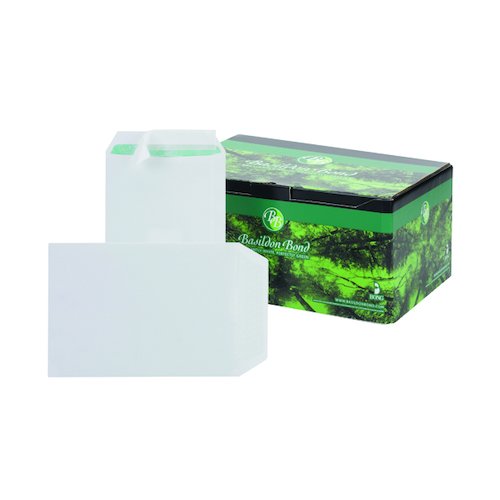 Basildon Bond C5 Envelopes Pocket Peel and Seal  120gsm White (500 Pack) L80118 (JDL80118)