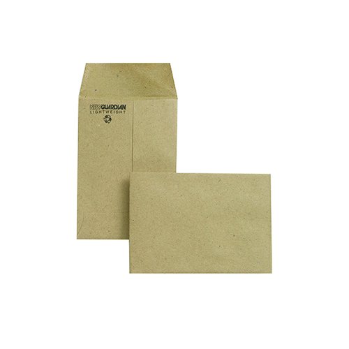 New Guardian Envelope 98x67mm Pocket Gummed 80gsm Manilla (2000 Pack) M24011 (JDM24011)