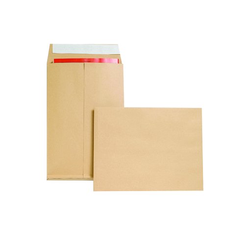 New Guardian Envelope Gusset Peel and Seal 350x248x25mm 130gsm Manilla (100 Pack) M29066 (JDM29066)
