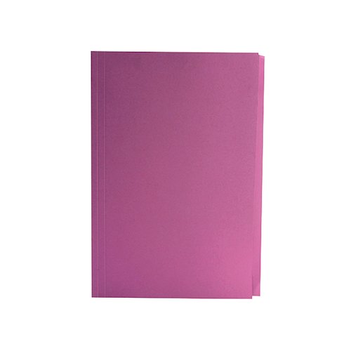 Guildhall Square Cut Folder Mediumweight Foolscap Pink (100 Pack) FS250 PNKZ (JT43207)