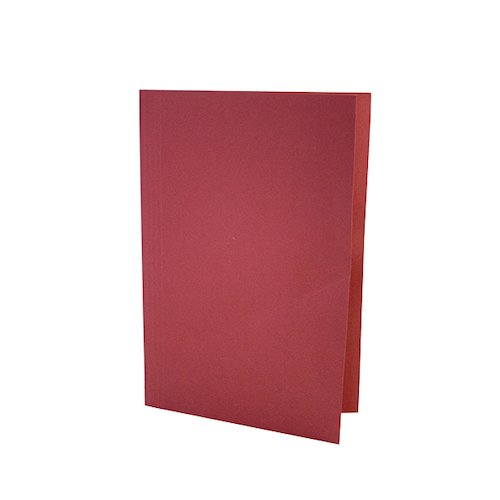 Guildhall Square Cut Folder Mediumweight Foolscap Red (100 Pack) FS250 REDZ (JT43208)