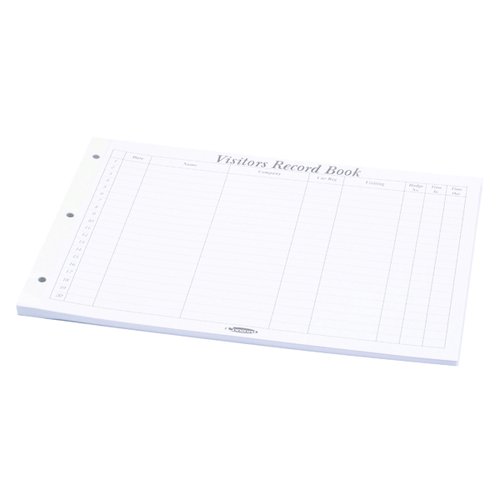 Concord Visitors Book Refill 50 Sheets (50 Pack) 85801/CD14P (JT85801)