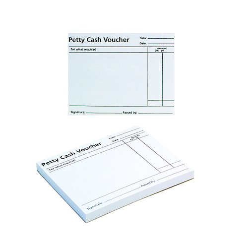 Q Connect Petty Cash Voucher Pad 125x101mm (10 Pack) KF00103 (KF00103)