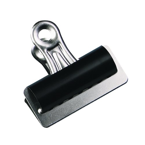 Q Connect Grip Clip 25mm Black (10 Pack) KF01287 (KF01287)