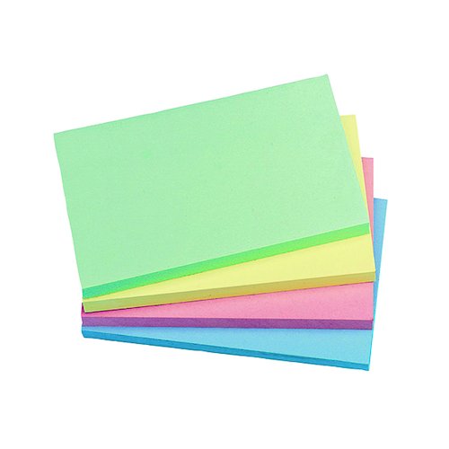 Q Connect Quick Notes 76 x 127mm Pastel (12 Pack) KF01349 (KF01349)