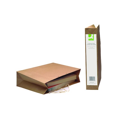 Q Connect Manilla Computer Paper Storage Bag (25 Pack) KF01392 (KF01392)