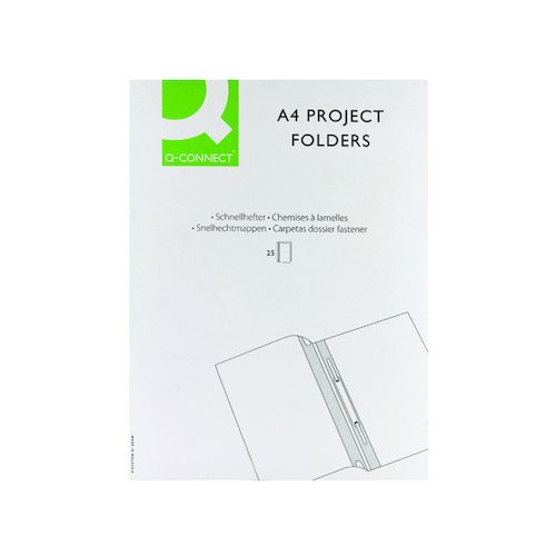 Q Connect Project Folder A4 Blue (25 Pack) KF01454 (KF01454)