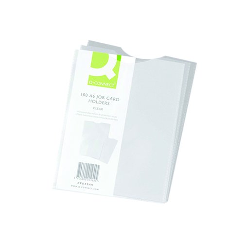 Q Connect Card Holder Polypropylene A6 (100 Pack) KF01949 (KF01949)